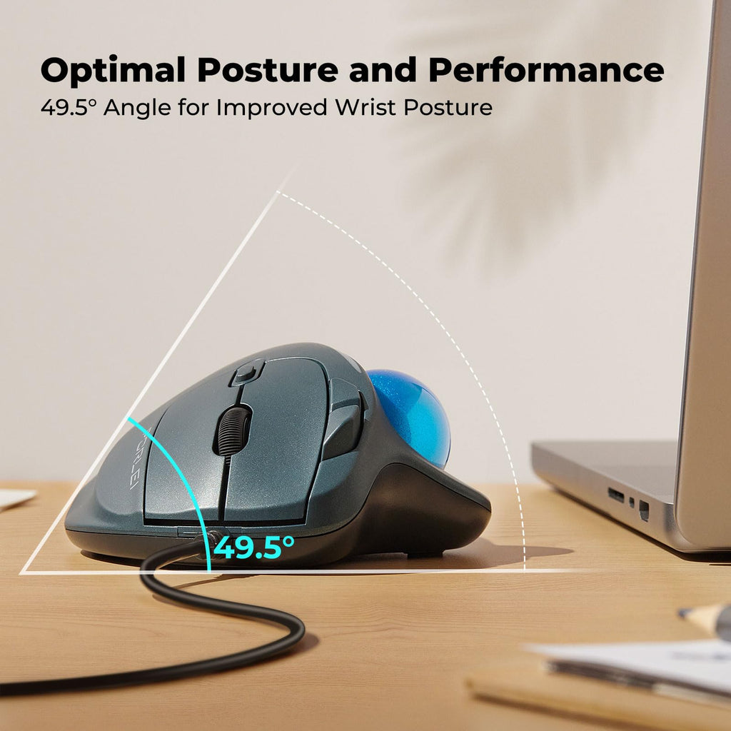 Ergonomic Trackball Mouse C1424