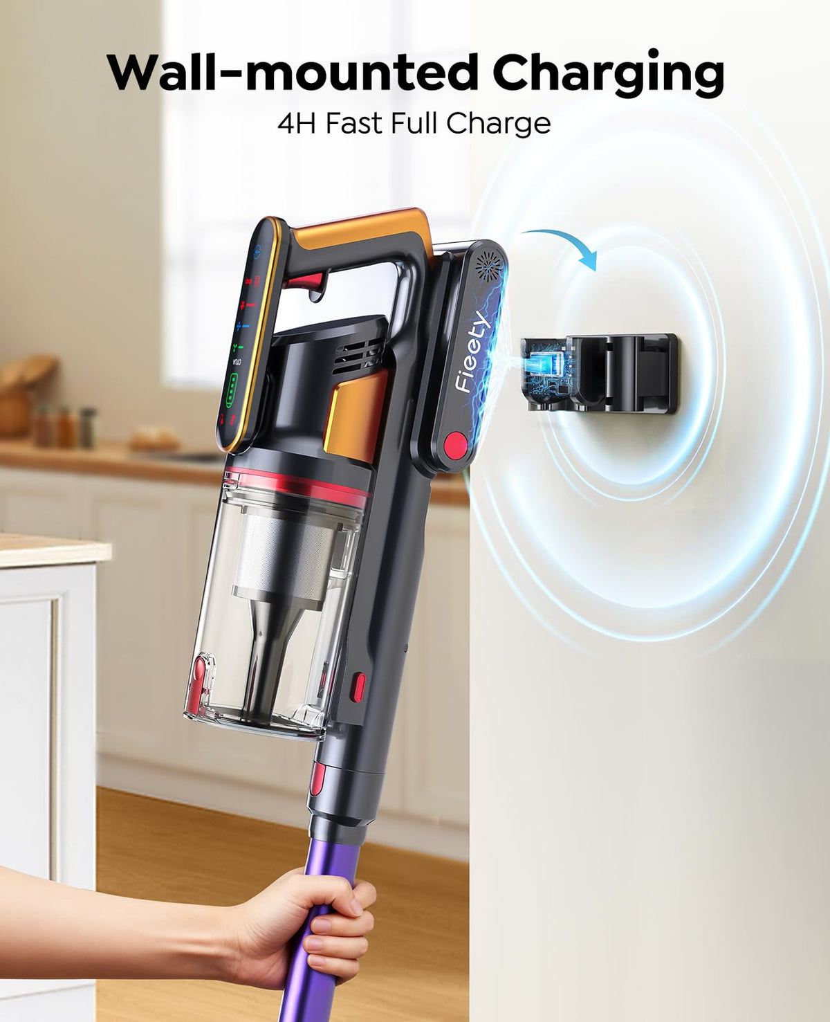 Cordless Stick Vacuum Cleaner 55KPa 650W F497