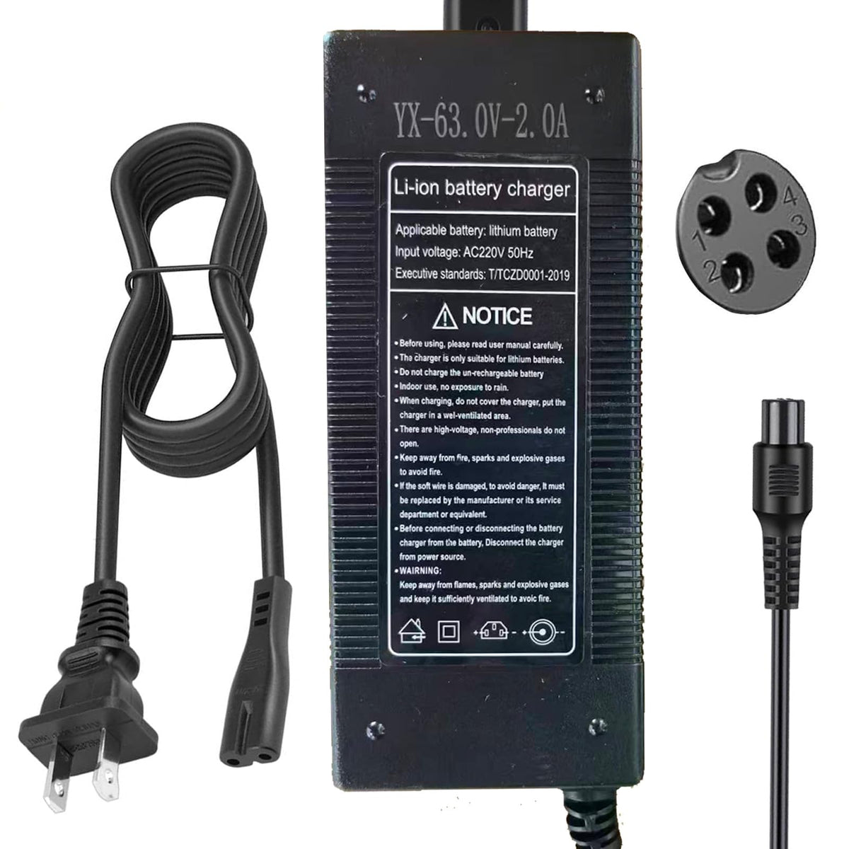 4 Prong Charger for Ninebot S M79184