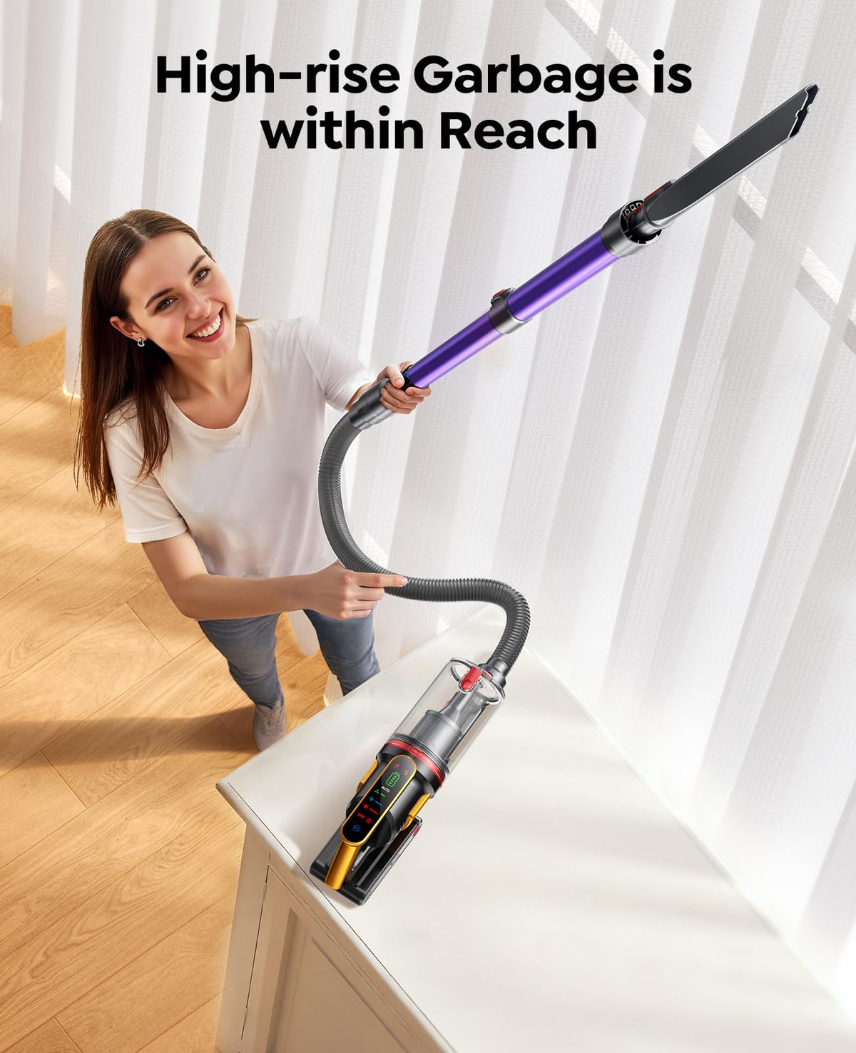 Cordless Stick Vacuum Cleaner 55KPa 650W F497