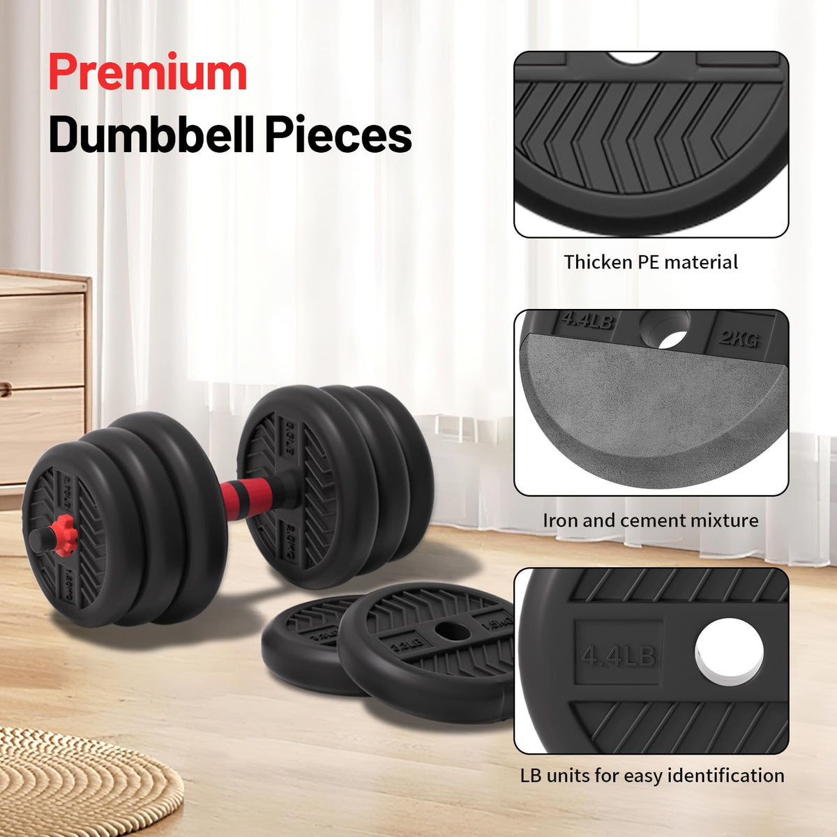 Adjustable Dumbbells Set V128337