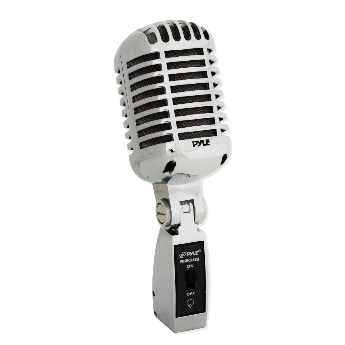 Silver Retro Dynamic Vocal Microphone L80276