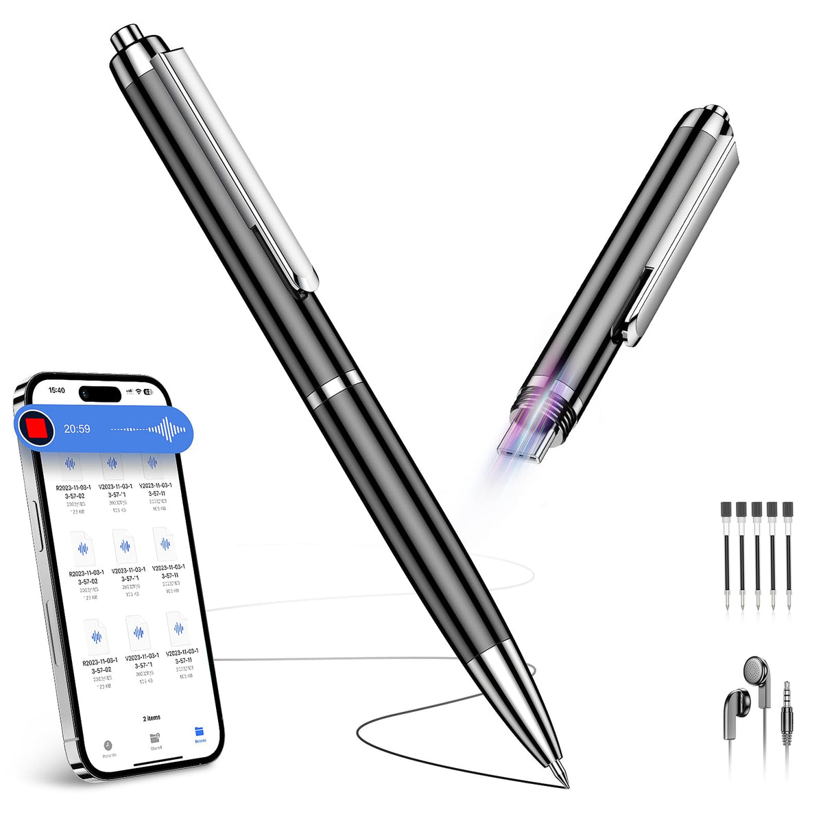 Voice Recorder with USB Type-C Playback I296216
