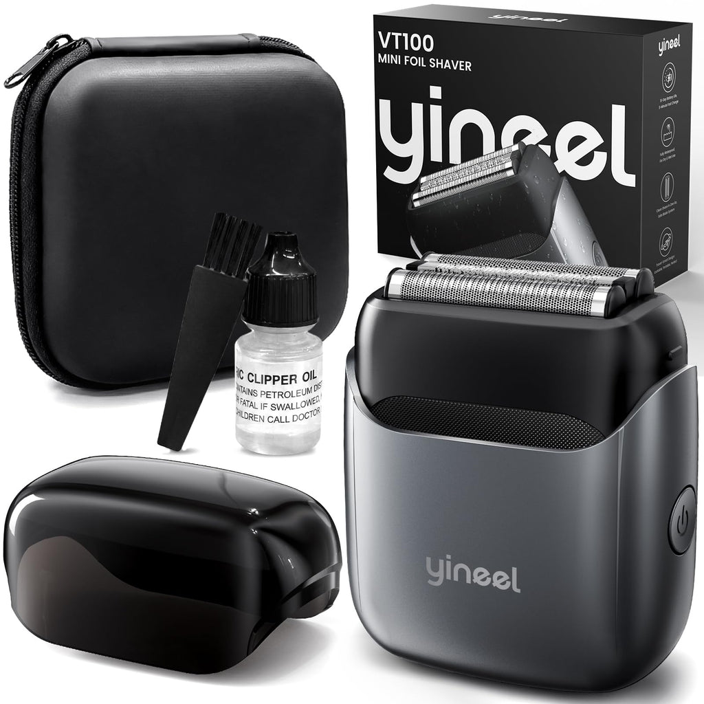 Portable Mini Electric Foil Shaver with Case E148465