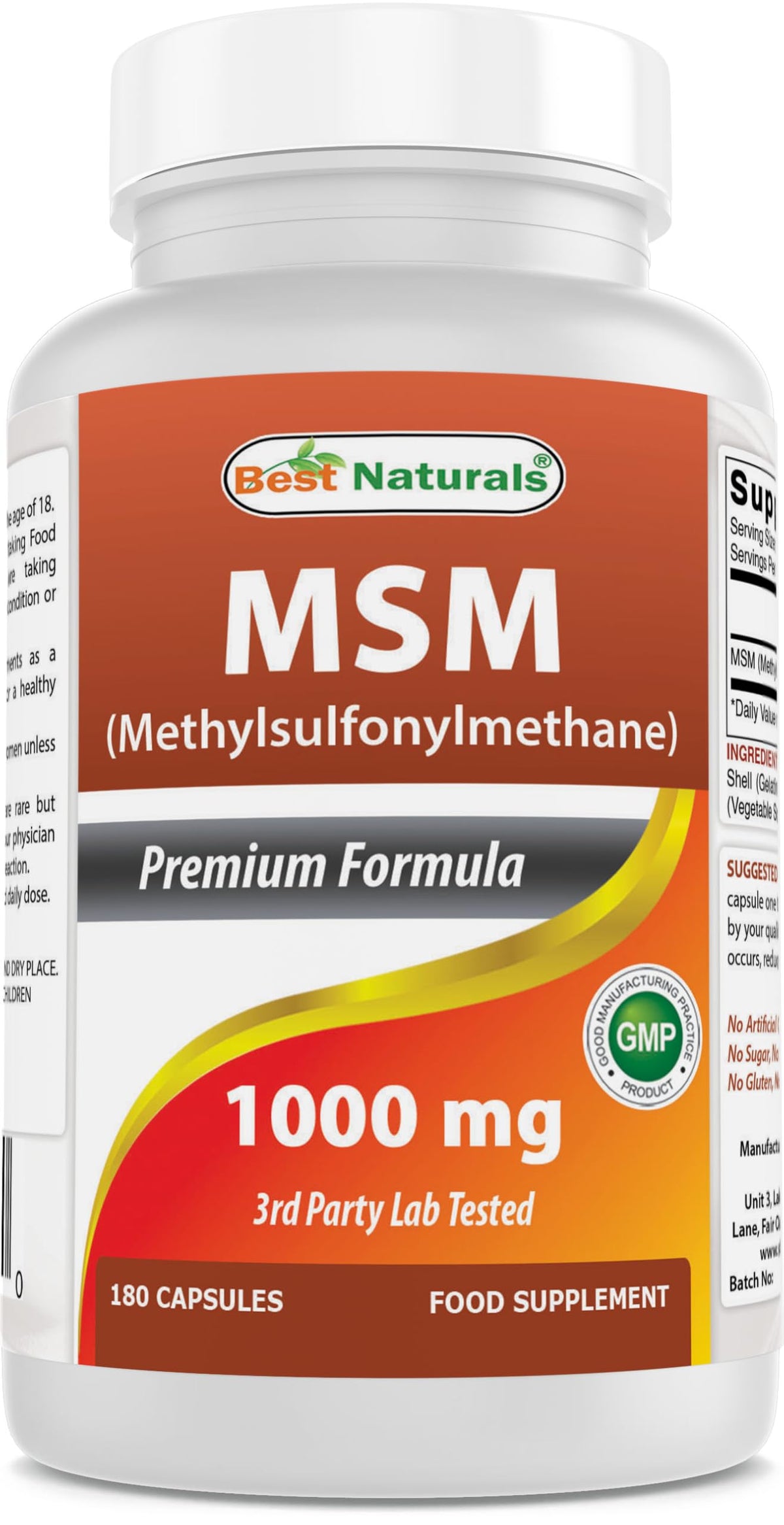 MSM 1000 mg 180 Capsules M60375