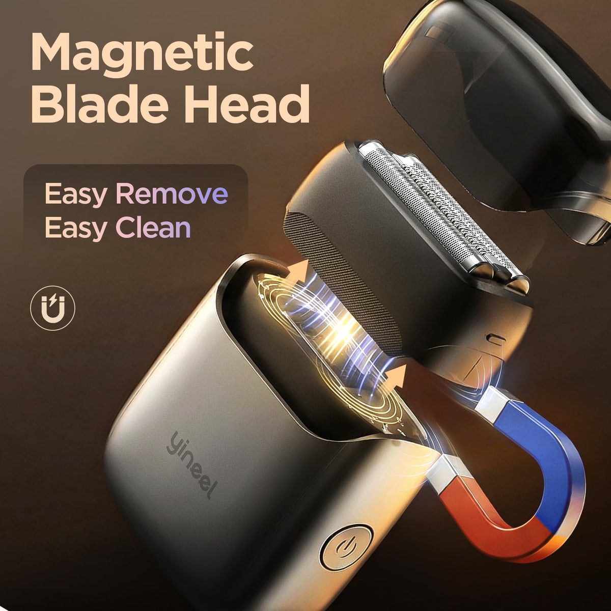 Portable Mini Electric Foil Shaver with Case E148465