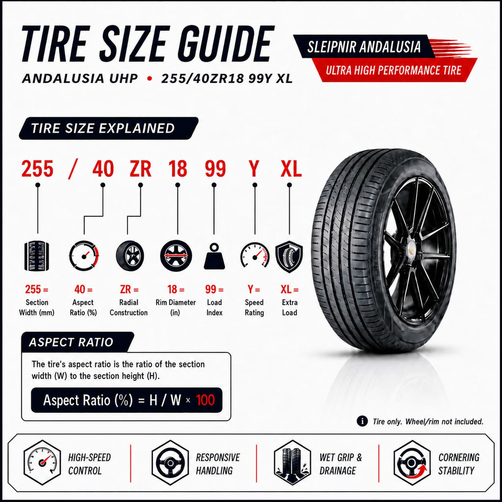 225/40ZR18 92Y XL Ultra High Performance All Season Tires H790984