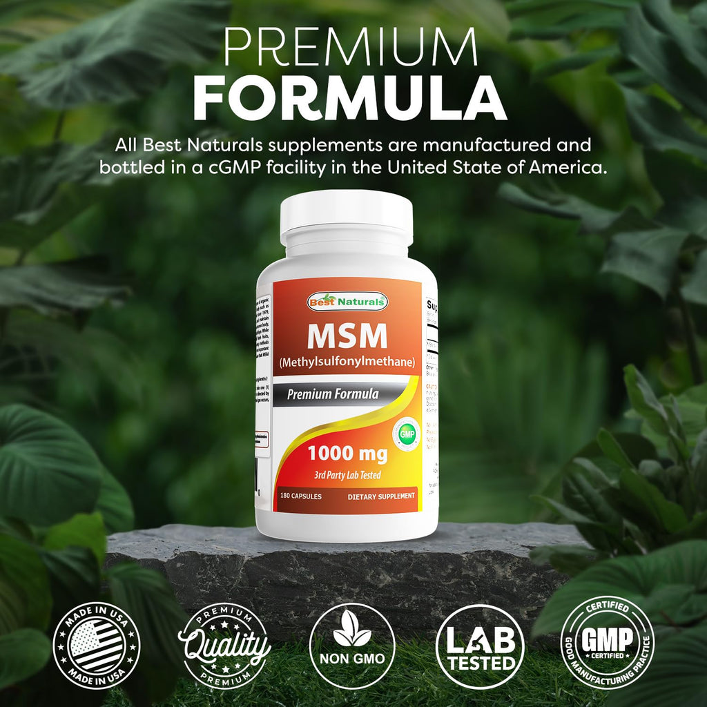 MSM 1000 mg 180 Capsules M60375