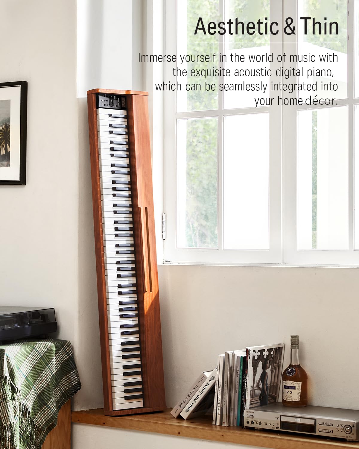 88 Keys Digital Piano with Stand and Sustain Pedal G21048