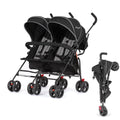 Black Twin Umbrella Toddler Stroller M98705