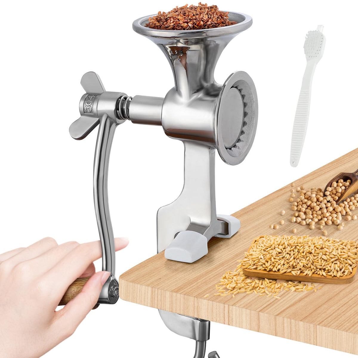 Manual Stainless Steel Grain Mill P2743