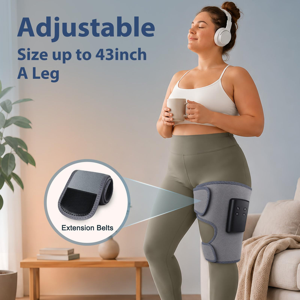 Cordless Air Compression Leg Massagers G76691