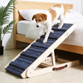 Foldable Wooden Dog Ramp 4 Adjustable Heights B61202
