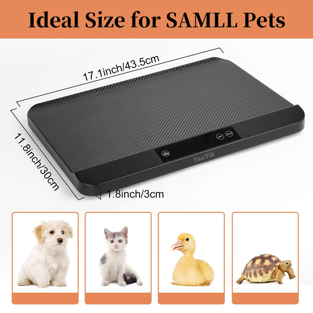 Digital Pet Scale with Non-Slip Mat, Up to 88lb, Black K351891