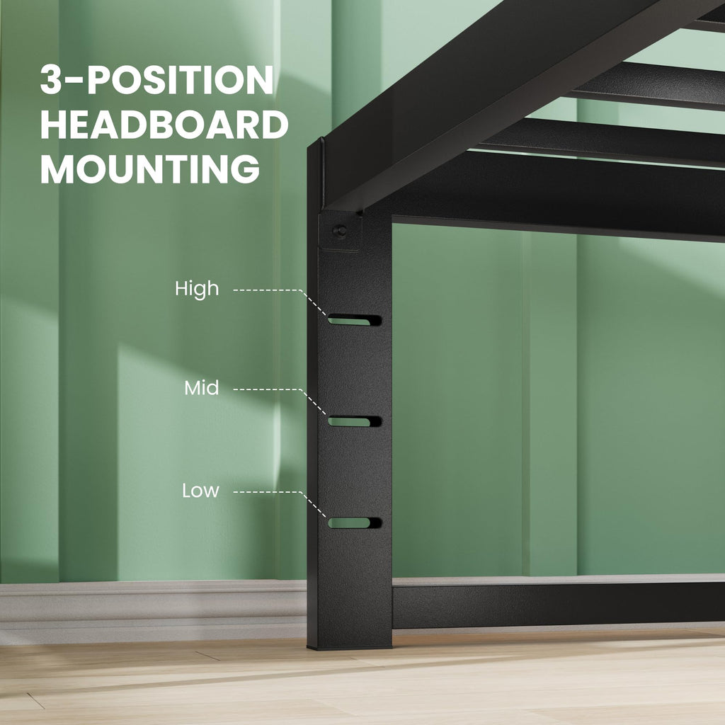 14 Inch Heavy Duty Twin Metal Bed Frame A2133