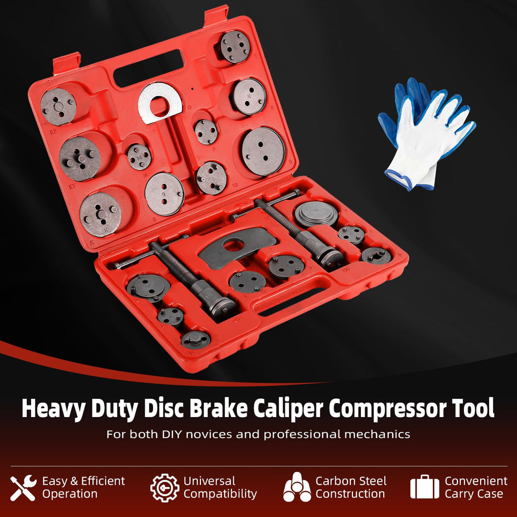 Disc Brake Caliper Compressor Wind Back Tool 24pc K820177