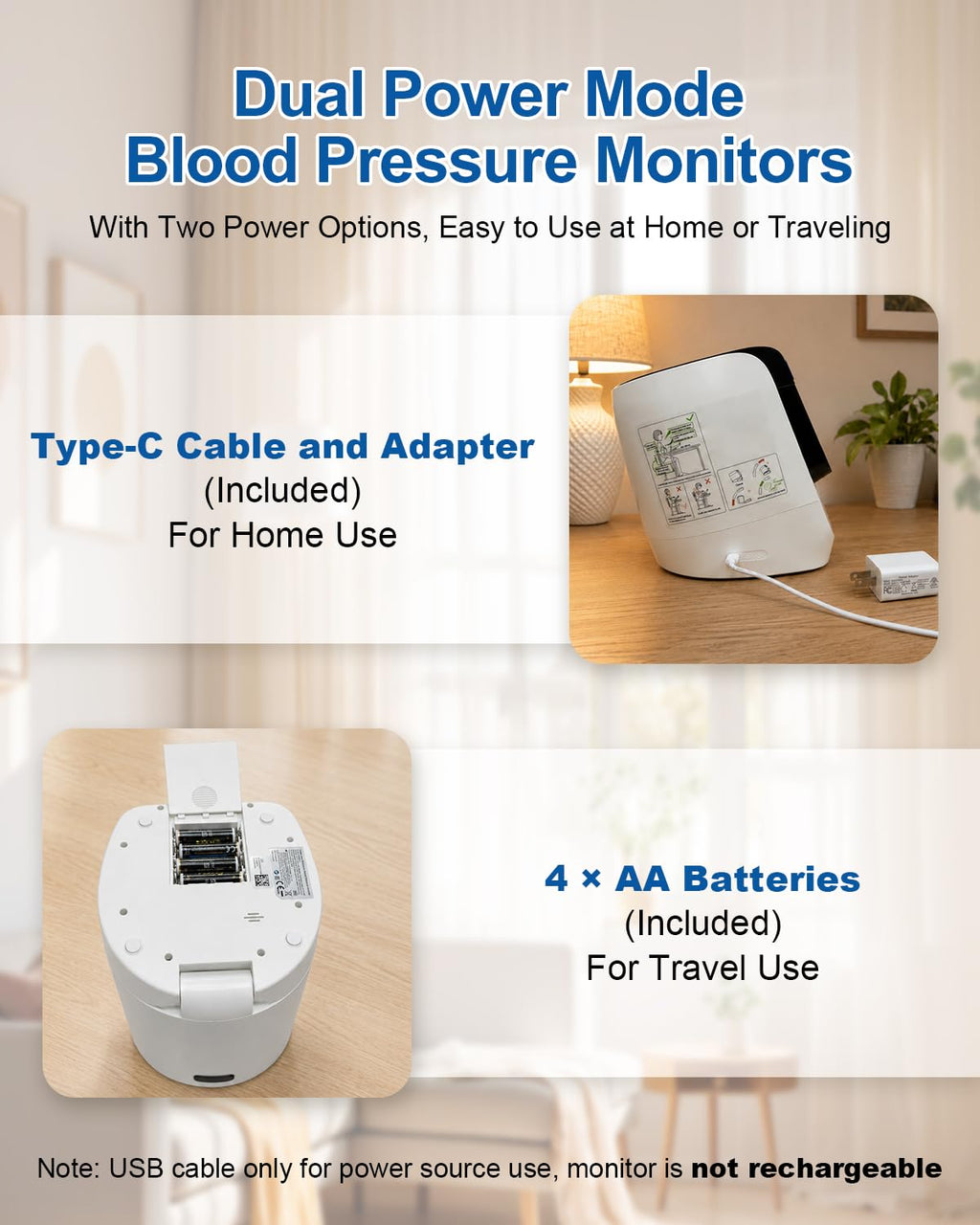 Upper Arm Blood Pressure Monitor 8.7-15.8" Cuff K8507