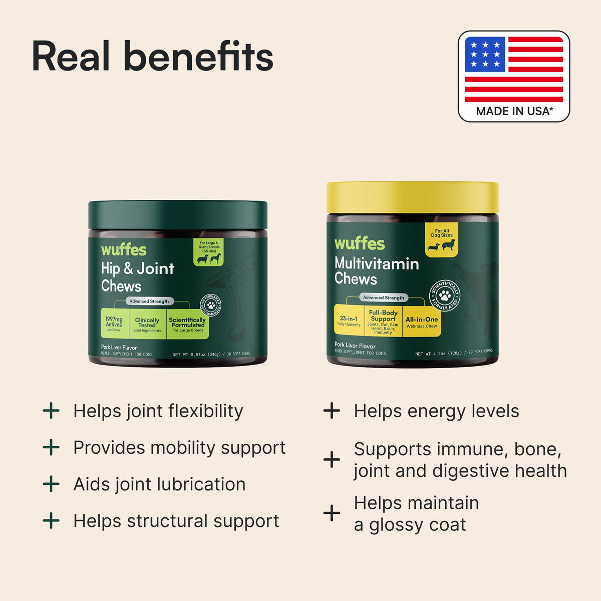 Hip and Joint Supplement and Multivitamin Bundle F486