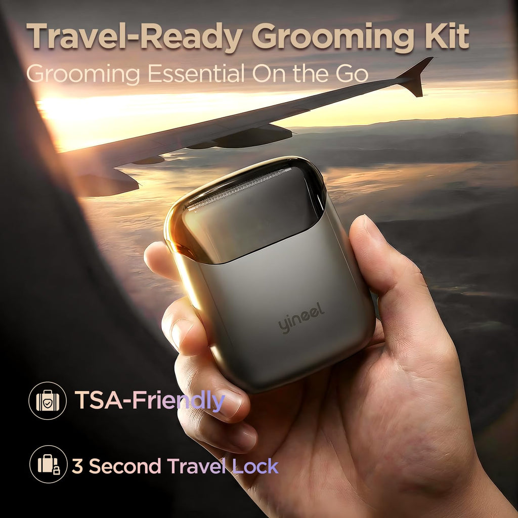 Portable Mini Electric Foil Shaver with Case E148465