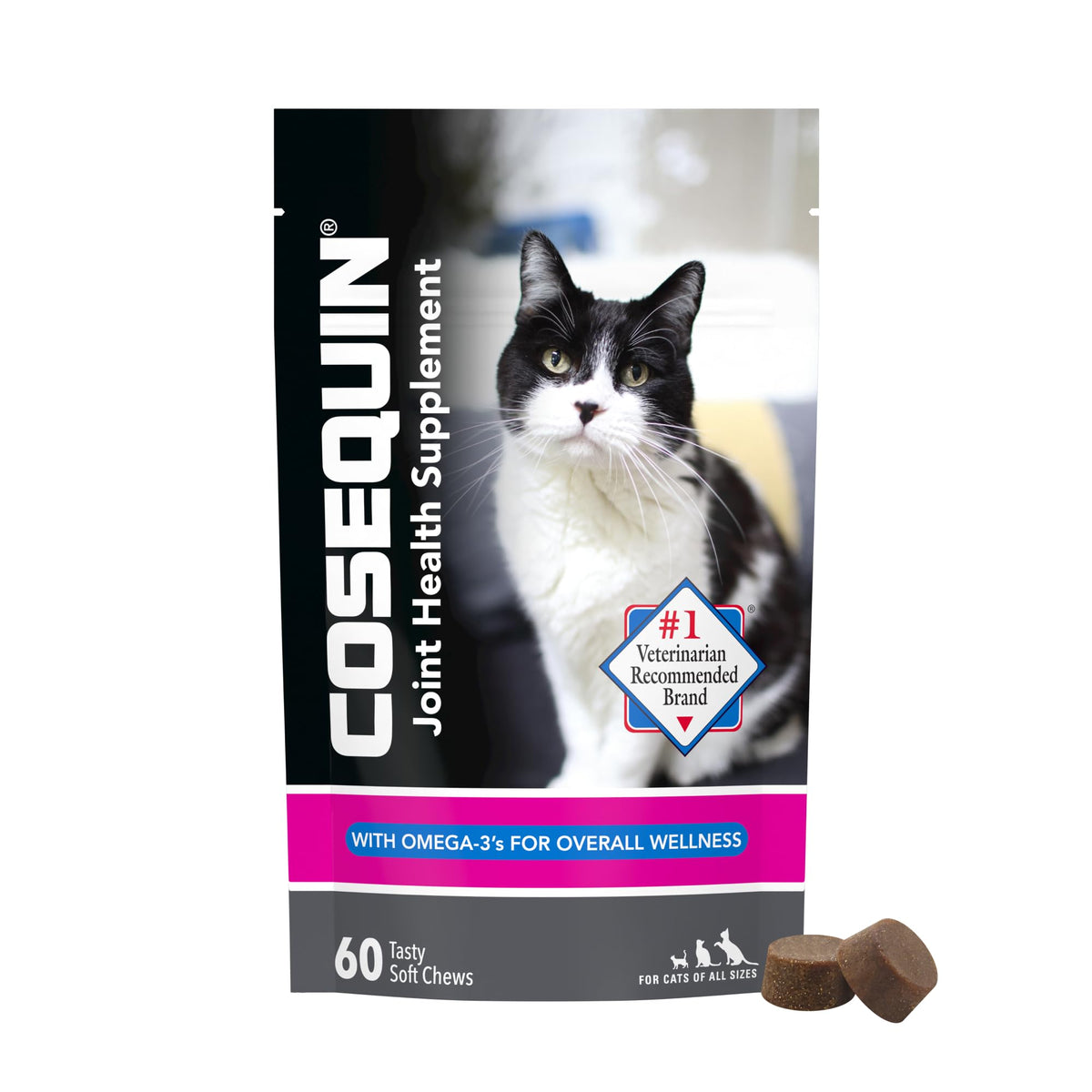 Joint Health Supplement for Cats, Soft Chews, 60ct L56636