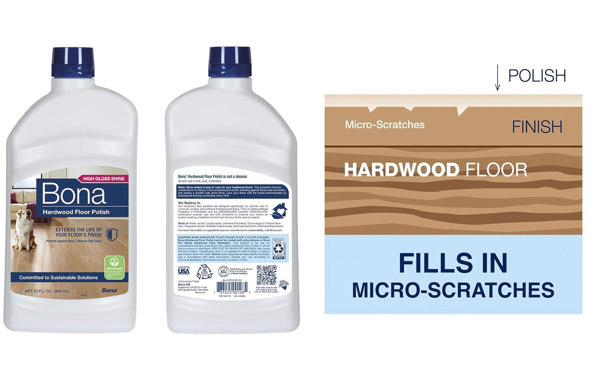 Hi-gloss Hardwood Floor Polish 32 Oz. Pack of 6 Q847970