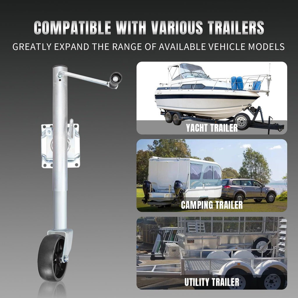 1000 lbs Trailer Jack with Wheel T62220