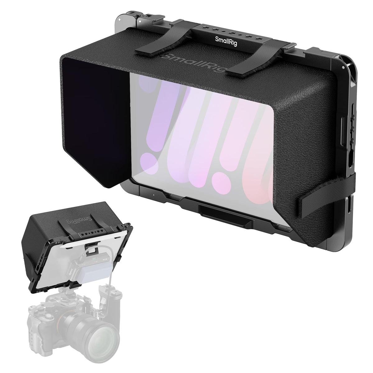 Metal iPad mini 6 Tripod Mount Adapter with Cold Shoe Mount Q11928