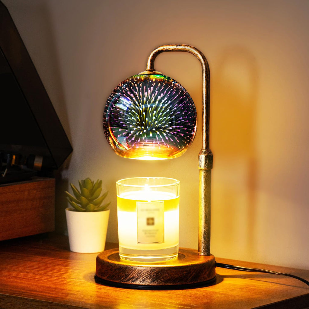 Candle Warmer Lamp with Timer, Dimmable, Adjustable I27695