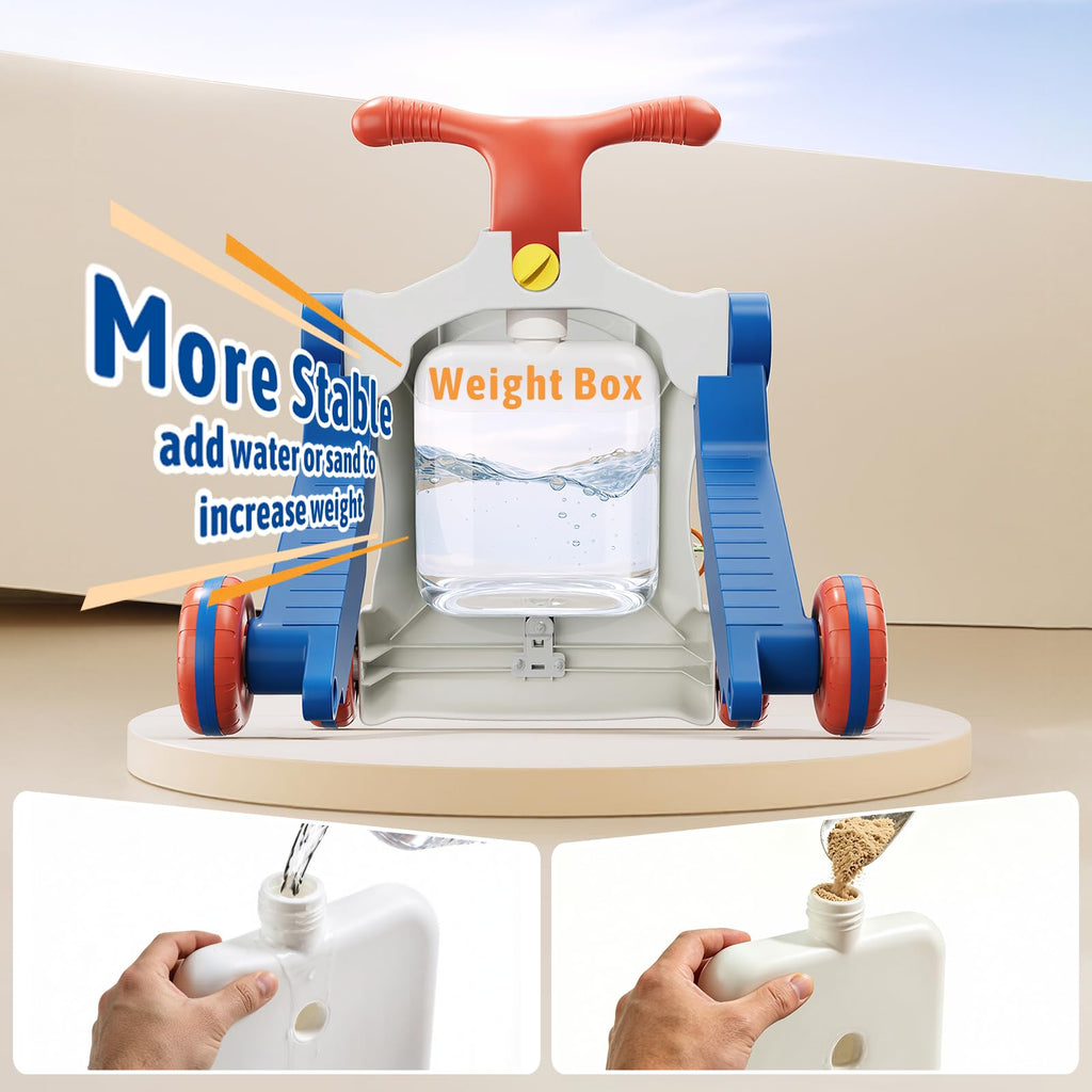 Blue 5 in 1 Baby Push Walker I701684