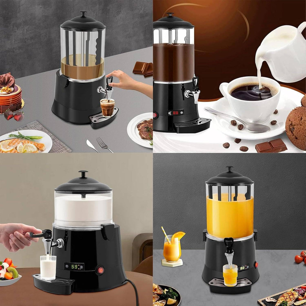 Commercial Stainless Steel Espresso Coffee Machine E1707