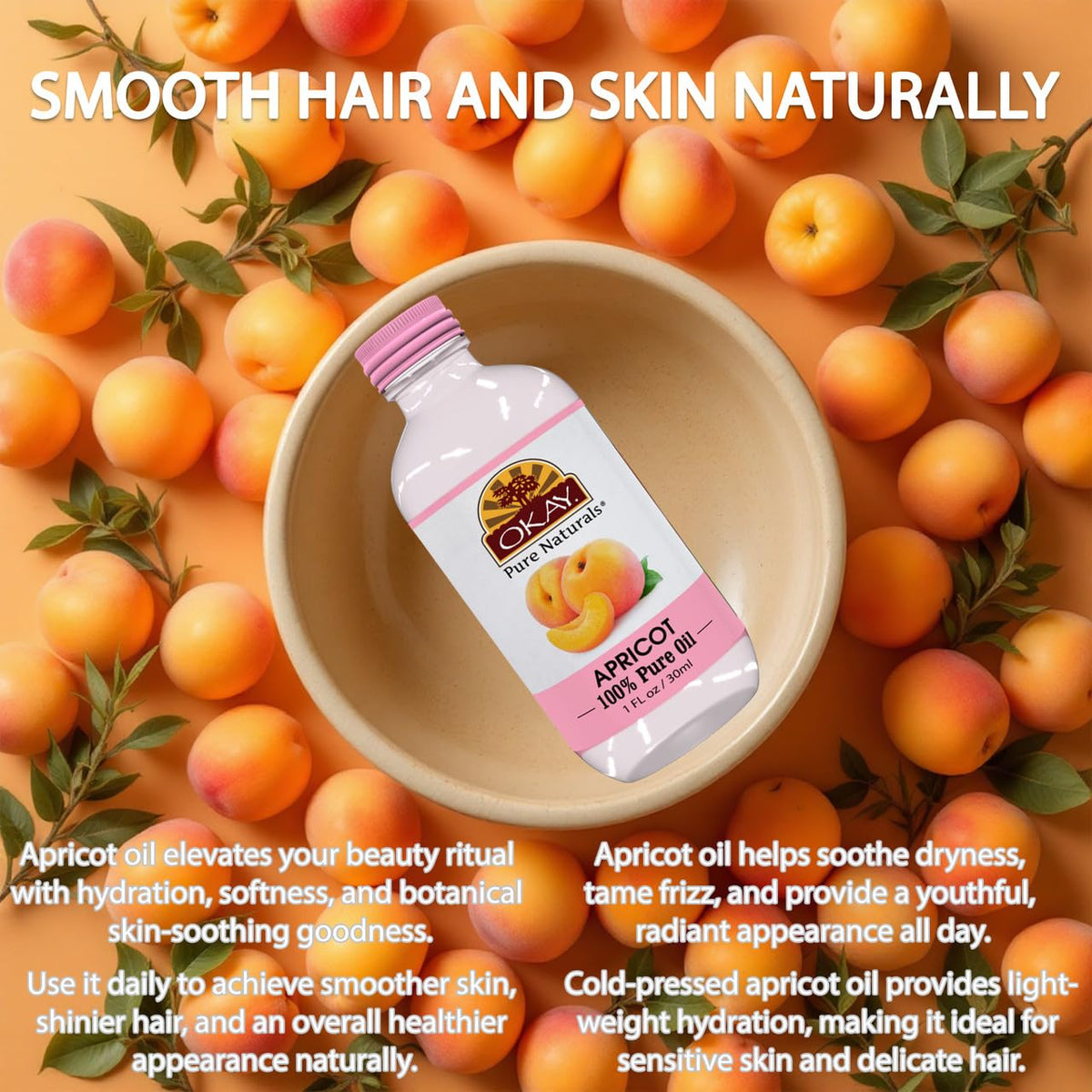 100% Pure Apricot Oil 1 oz A141619