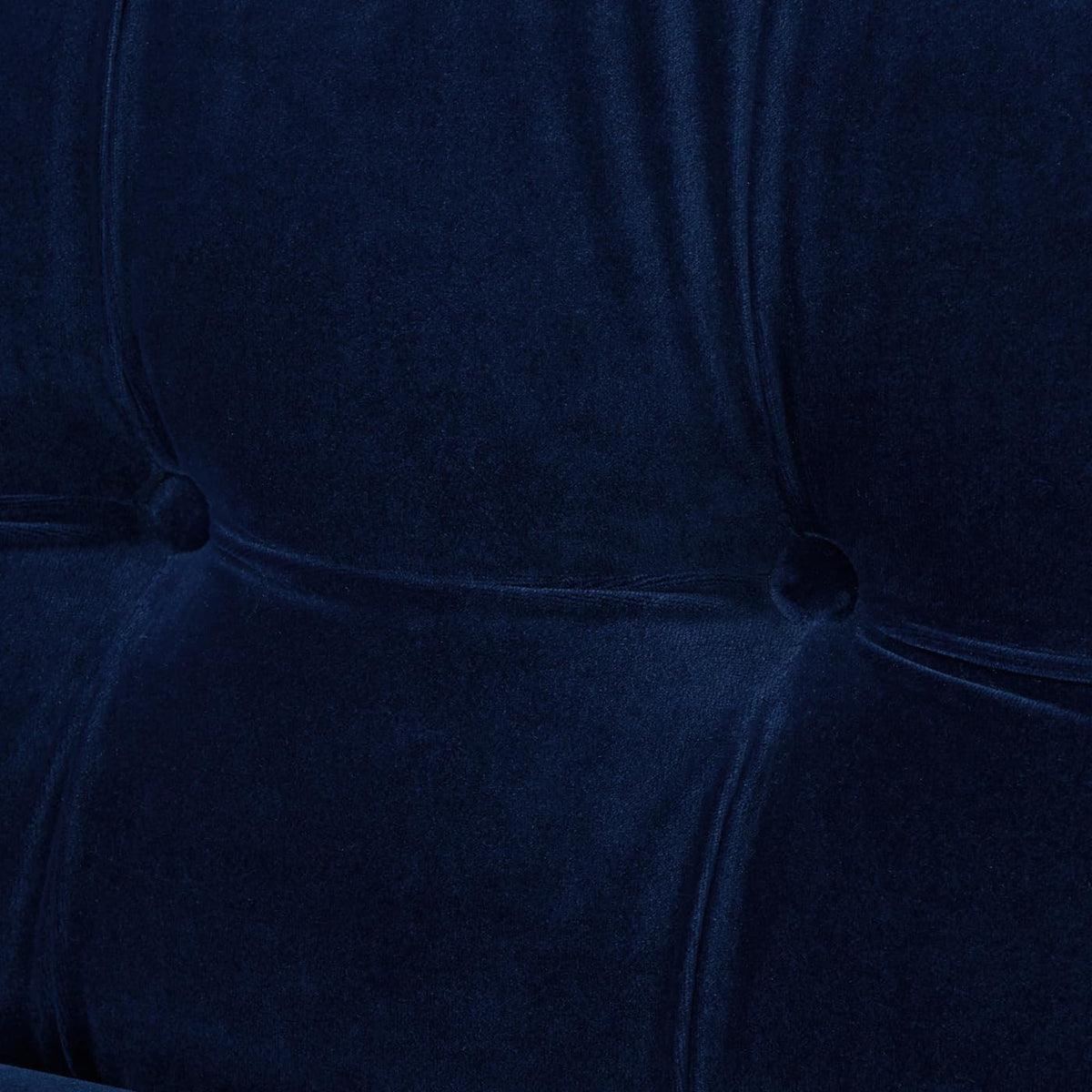 84" Navy Blue Velvet Tufted Sofa I394488