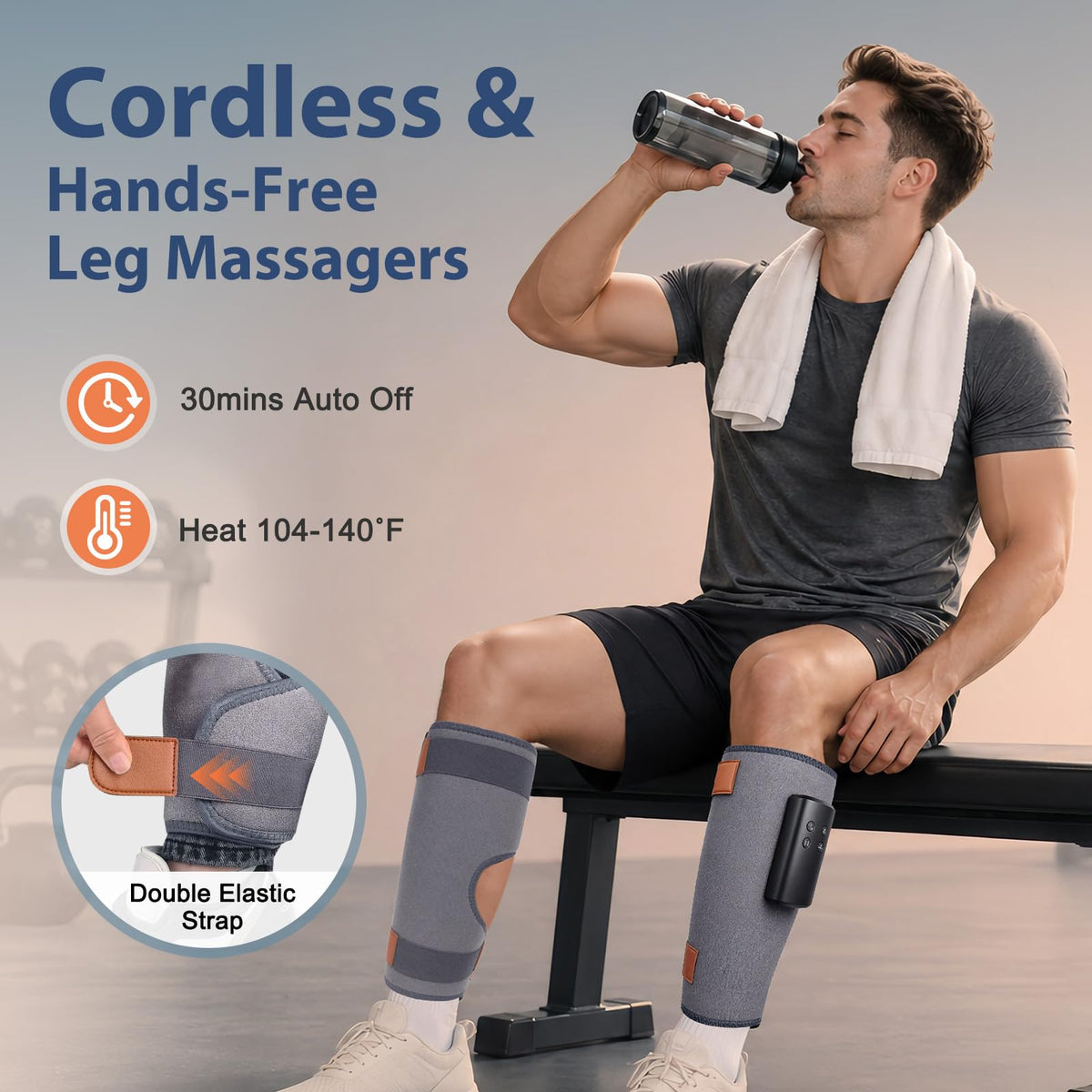 Cordless Air Compression Leg Massagers G76691