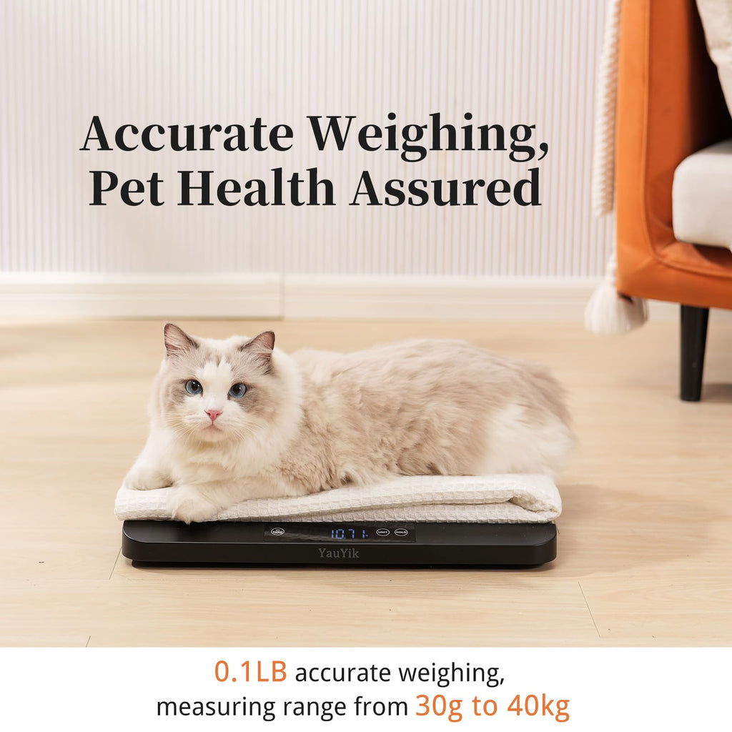 Digital Pet Scale with Non-Slip Mat, Up to 88lb, Black K351891