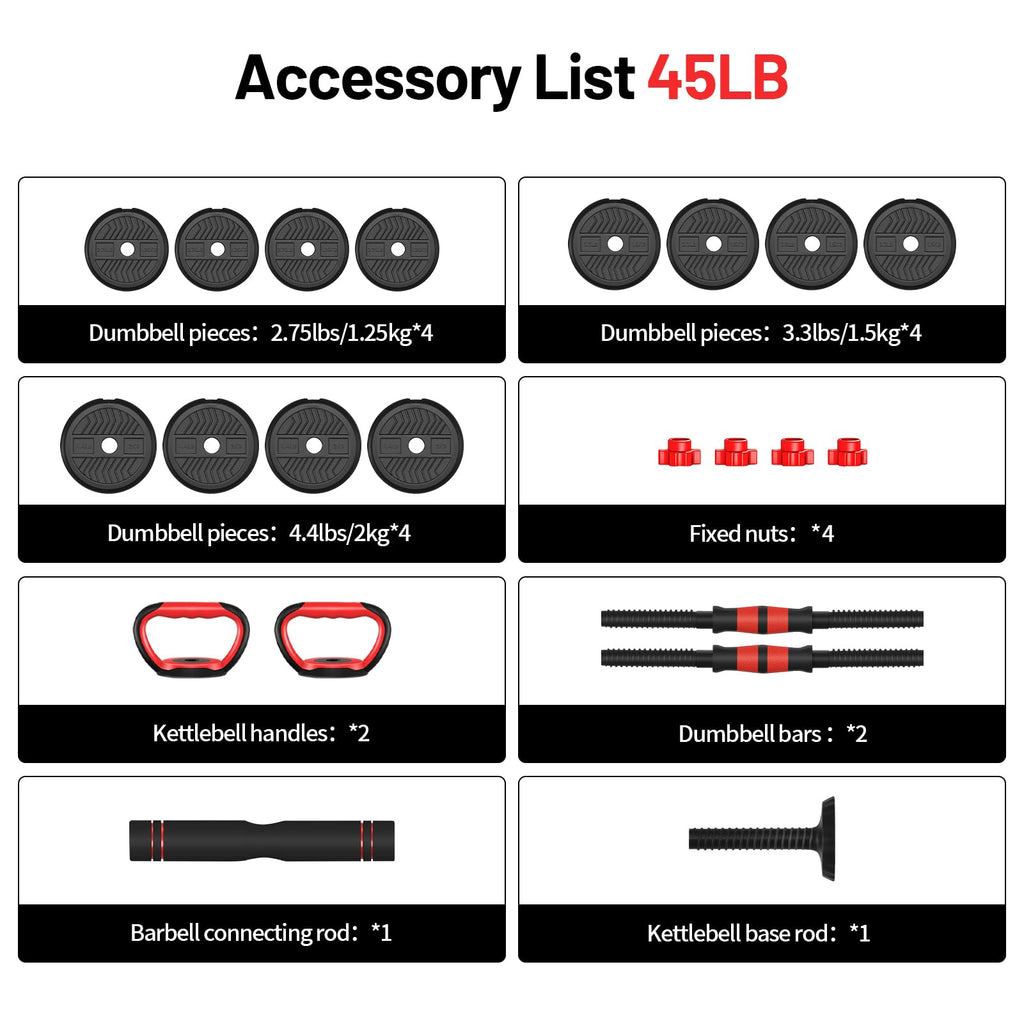 Adjustable Dumbbells Set V128337