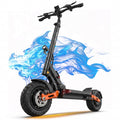 5600W Motor 46 MPH 27Ah Battery 10" Off Road Foldable Electric Scooter W394549