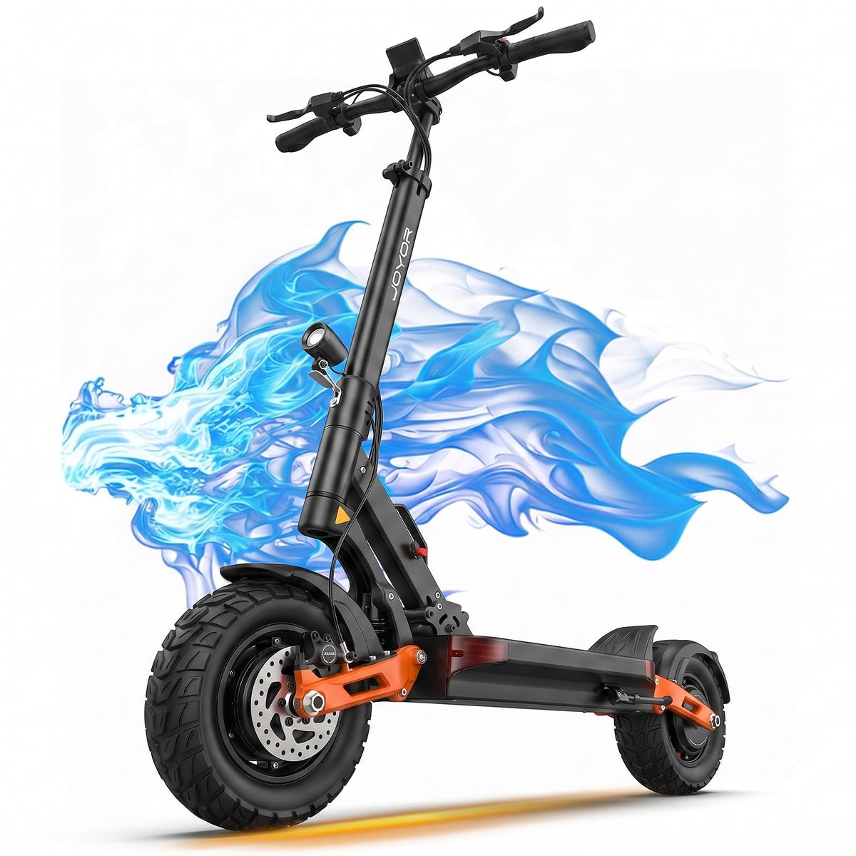5600W Motor 46 MPH 27Ah Battery 10" Off Road Foldable Electric Scooter W394549