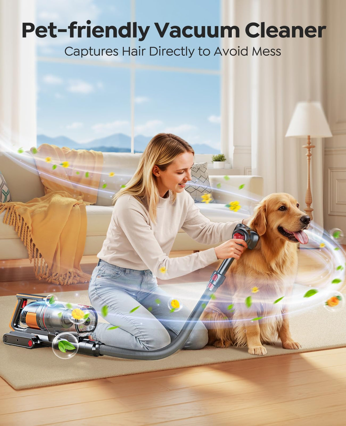 Cordless Stick Vacuum Cleaner 55KPa 650W F497