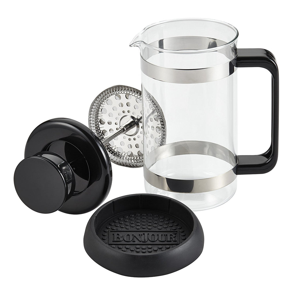 Borosilicate Glass French Press with Coaster & Scoop, 33.8-Ounce M67991
