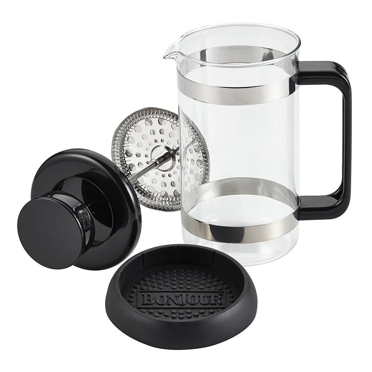 Borosilicate Glass French Press with Coaster & Scoop, 33.8-Ounce M67991