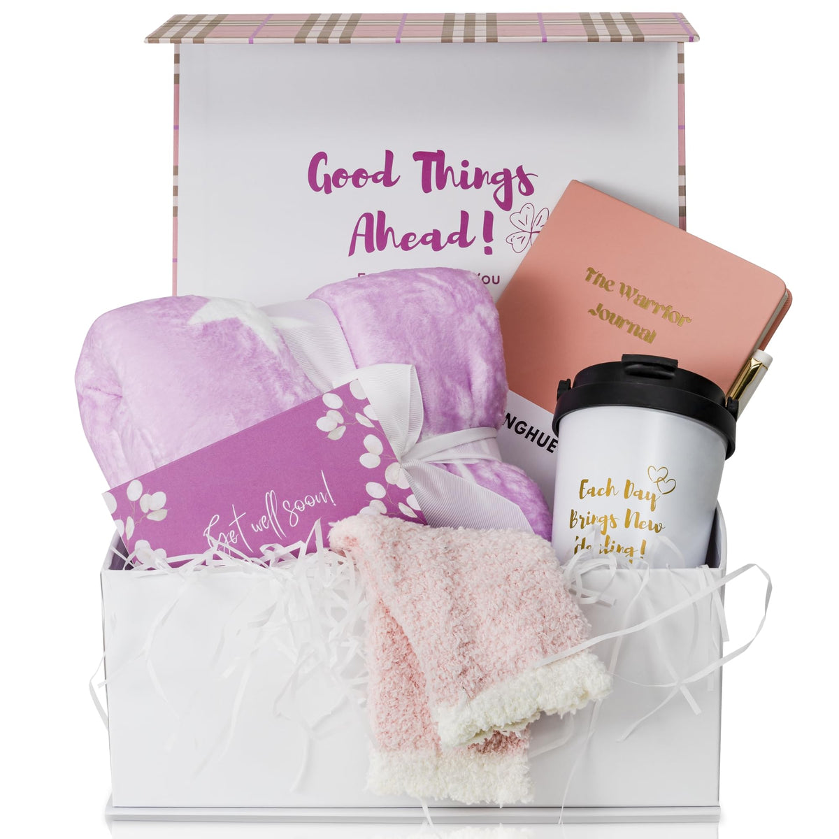 Blanket Socks Journal Tumbler Care Package R6065