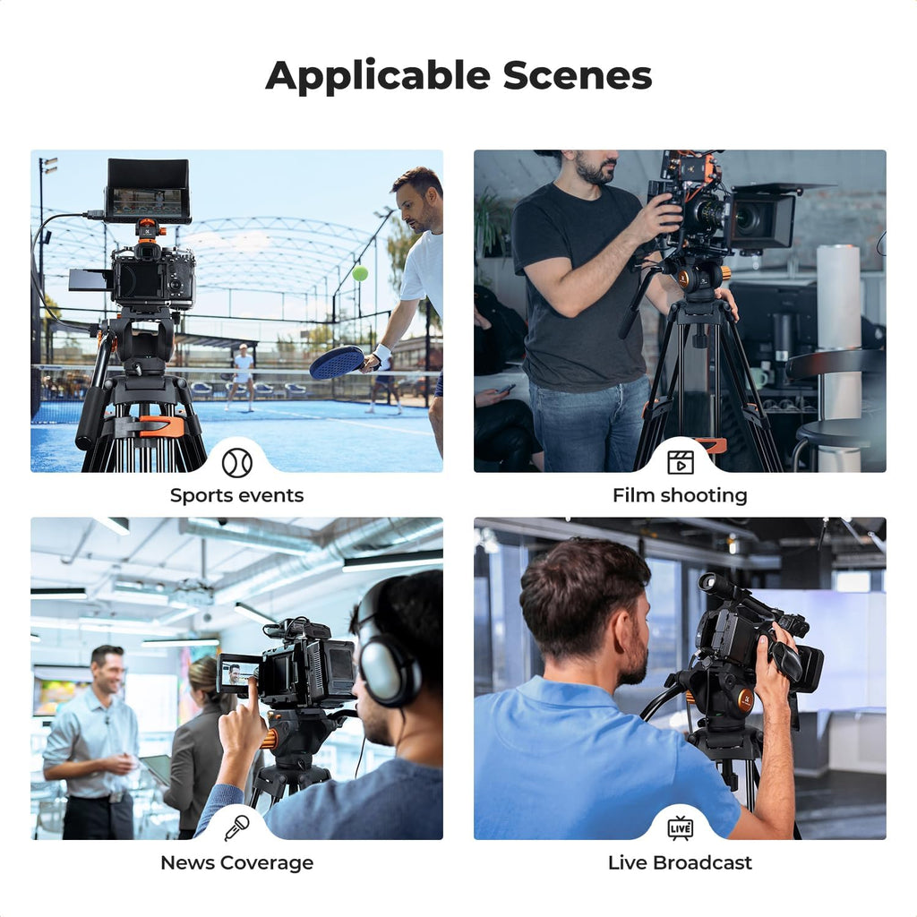 80" Video Tripod with Fluid Head N6820