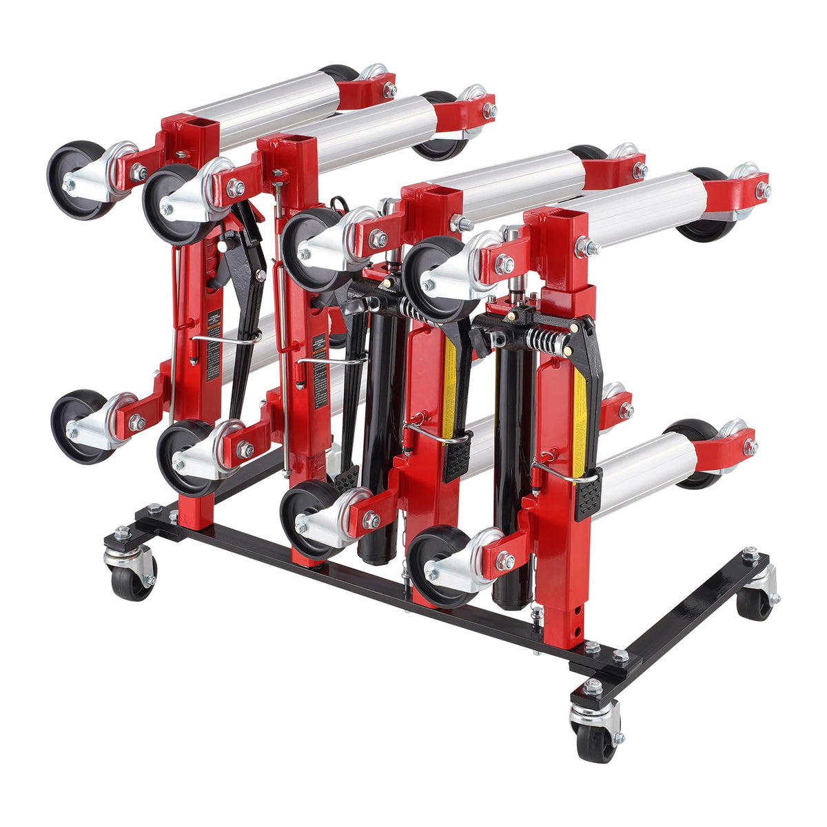 Car Dolly Rack with 360° Rotatable Wheels, 4-Dolly Capacity I5031