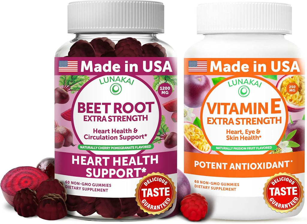 Beet Root Vitamin E C Gummies U85351