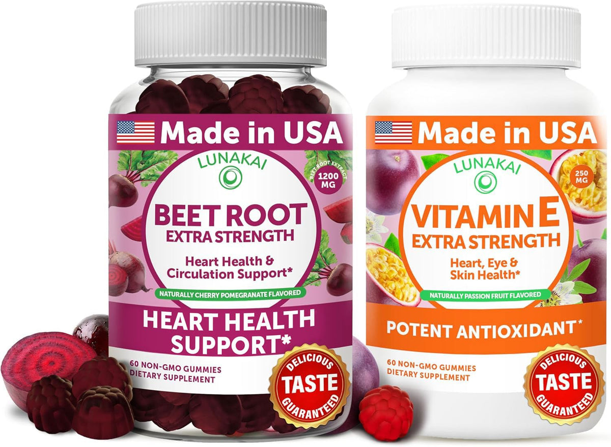 Beet Root Vitamin E C Gummies U85351