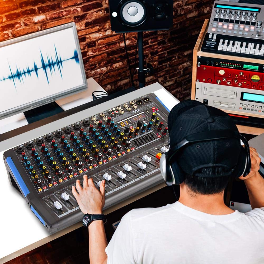 4-Channel Bluetooth Audio Mixer with USB and XLR H340330