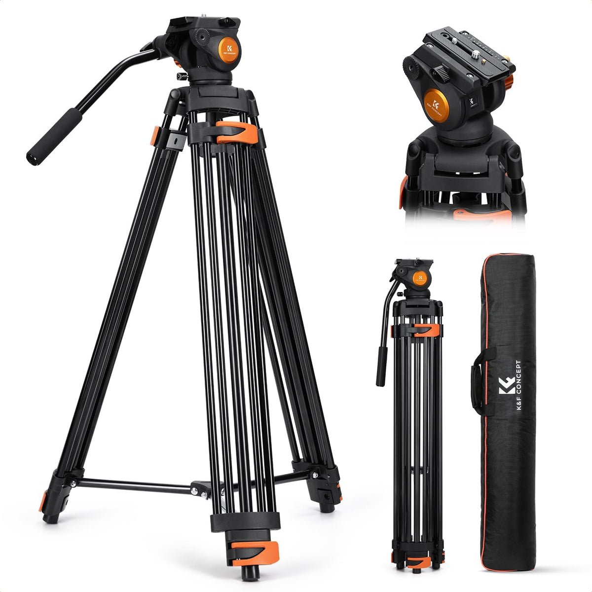 80" Video Tripod with Fluid Head N6820