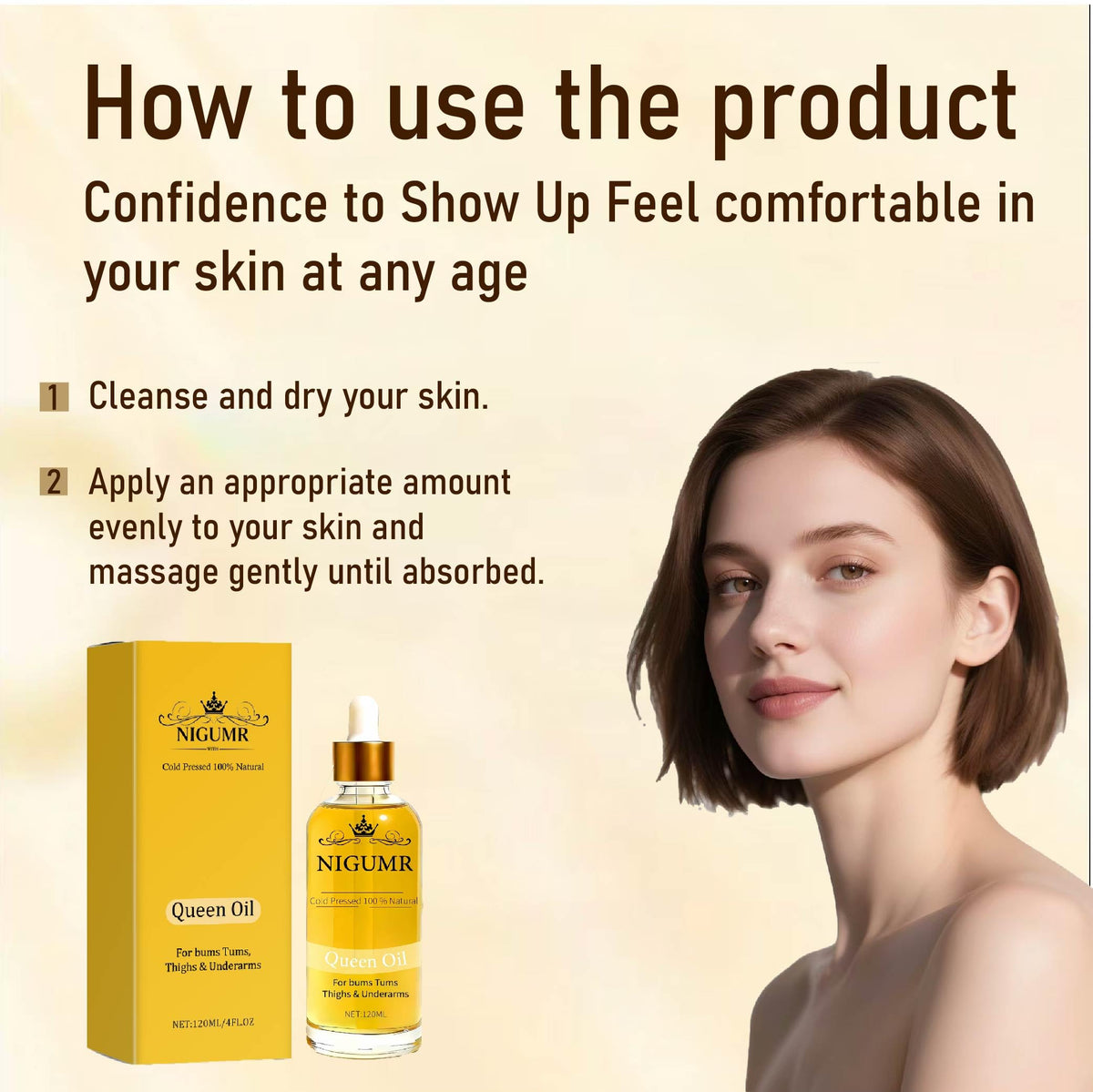 Cold-Pressed Natural Botanical Firming Body Oil 4 fl oz M5903