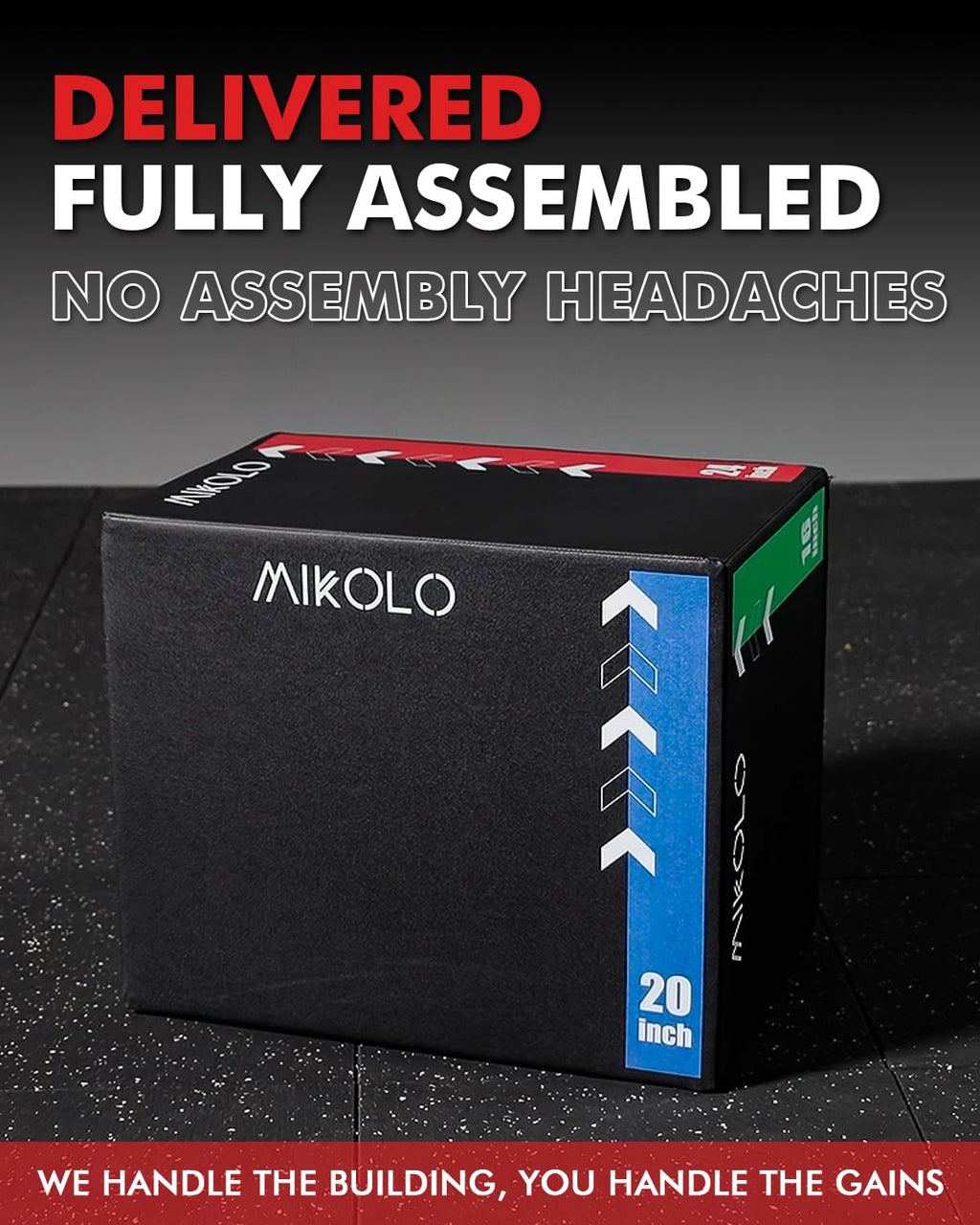 3-in-1 Foam Plyometric Box with Wood Core S360