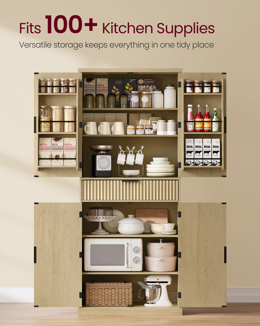 Freestanding Tall Cabinet with Drawer X178886